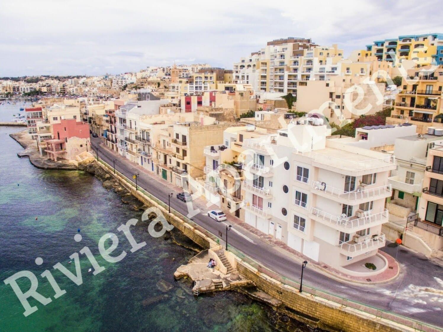 Riviera Holiday Apartments - Seafront - Wifi Marsaskala Cameră foto